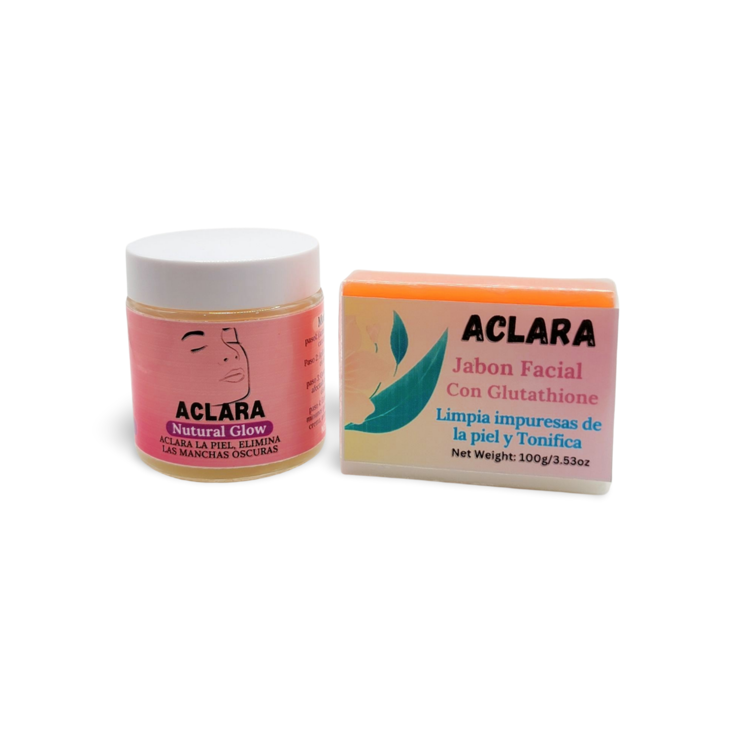 Aclara Natural Glow Facial Kit